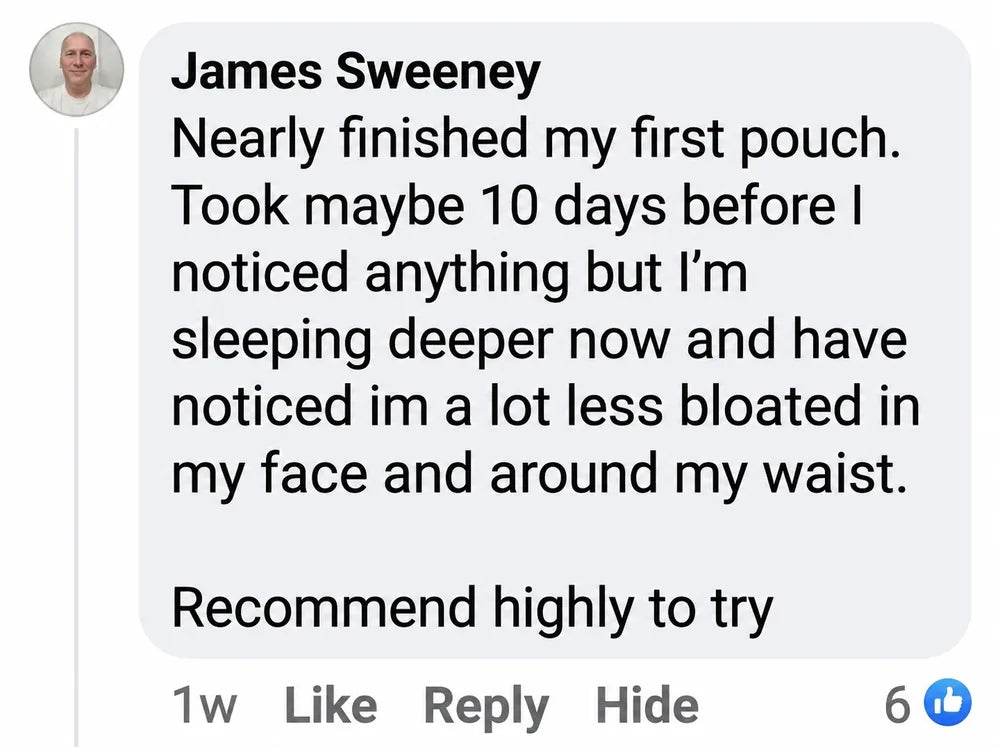 Facebook comment from James Sweeney about Grova